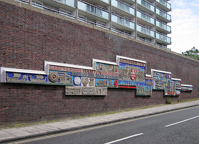 Mural in Hamtun Street, Southampton