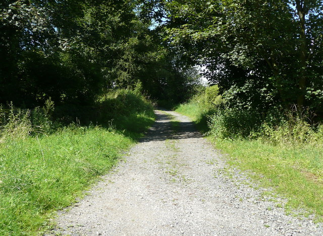 Lane alongside the railway, Eldroth