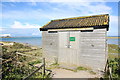 SD2262 : Pier Hide, South Walney Nature Reserve by Rob Noble