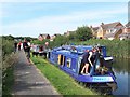 Tying up on the Leeds Liverpool Canal at Waddicar