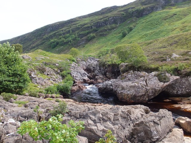 Waterfall on the Abhainn Bruachaig