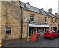 Market day bus stop in Moreton-in-Marsh