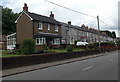 Canalside houses in Griffithstown, Pontypool