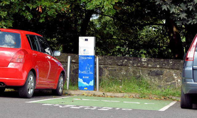 E-car charge point, Templepatrick