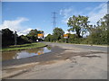 Industrial estate entrance on Littleton Lane