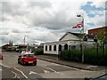 Shankill Parade at its junction with Shankill Road