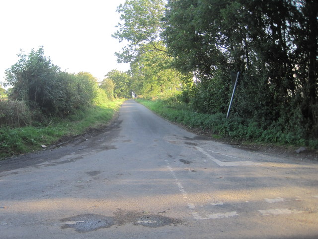 Country Lane towards Normans and Bilbrough