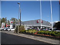 Fiat and Nissan dealership on Russell Road