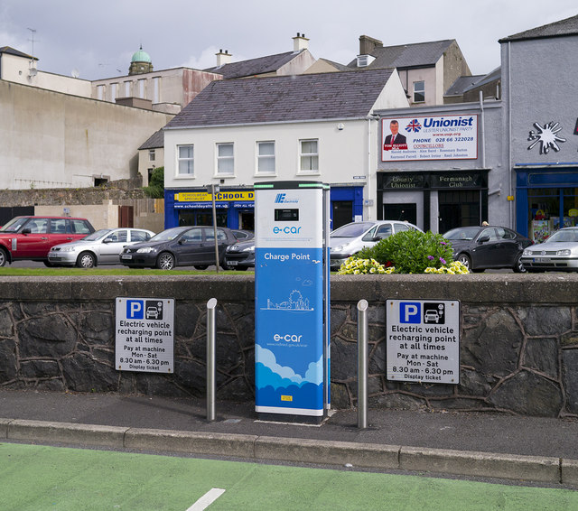 'E-Car' charge point, Enniskillen