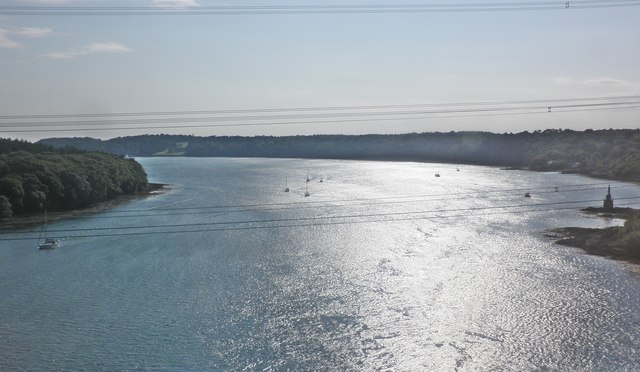 Menai Strait, seen from the Britannia Bridge