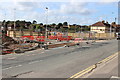 Combe Valley Way construction