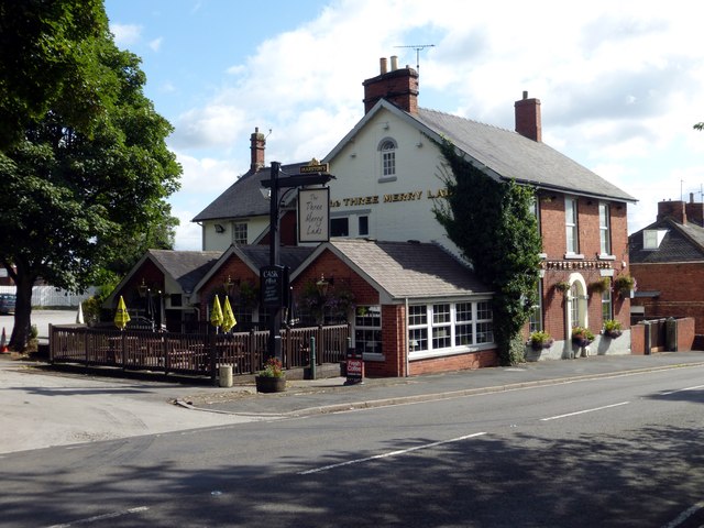 The Three Merry Lads © Graham Hogg cc-by-sa/2.0 :: Geograph Britain and ...