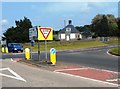 NY9270 : Low Brunton Road Junction by Anthony Parkes