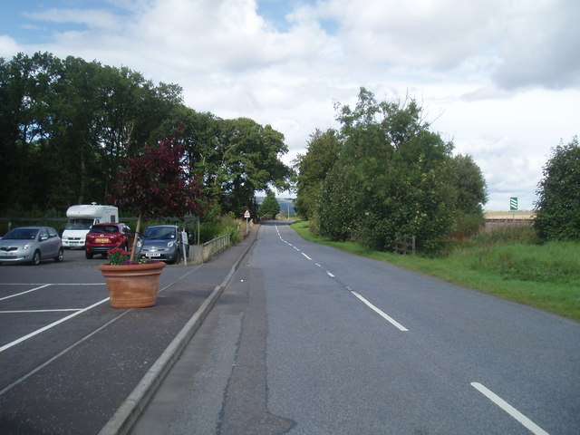 Part of the old A85 at Glendoick