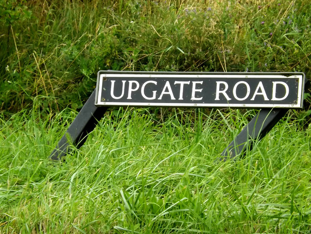 Upgate Road sign