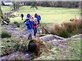 Croesi nant / Crossing a stream