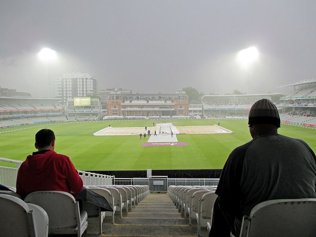 Lord's: storm stopped play
