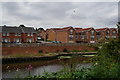 SE4924 : Houses overlooking Knottingley & Goole Navigation by Ian S