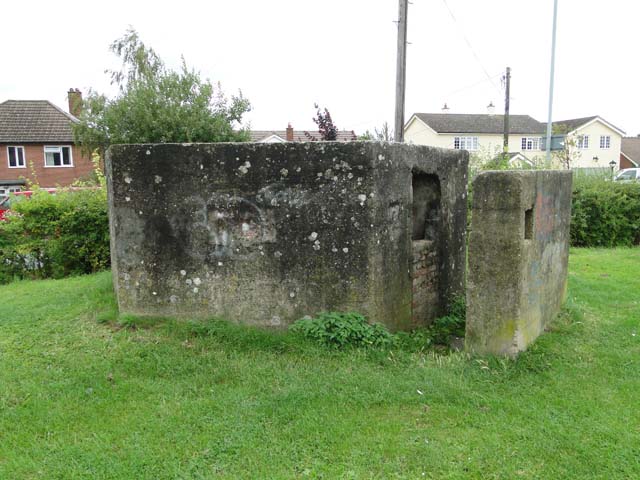 Hexagonal pillbox at Saxmundham