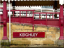 SE0641 : Keighley railway station by Norman Caesar
