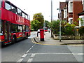 Looking along Alexandra Road across the junction with Springfield Road