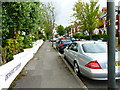 Looking uphill on Bernard Gardens