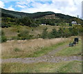 Bench with a view in Blaengarw