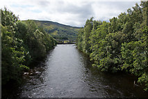 NN6658 : River Tummel at Kinloch Rannoch by Mike Pennington