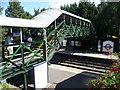 The footbridge at North Ealing station