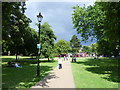 Looking across Haven Green