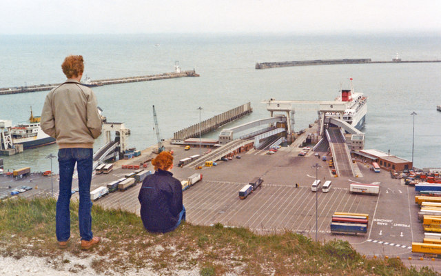 Dover Port, Eastern Docks and Ferry Terminal 1983