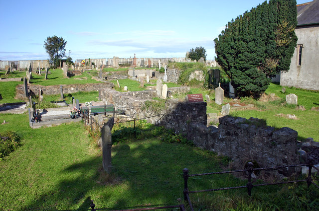 St Patrick's graveyard and former friary Glenarm
