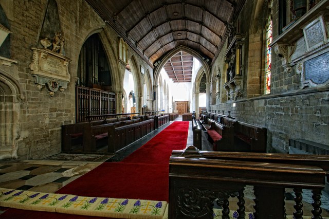 Interior of the Church of St Peter & St Paul, Wisbech
