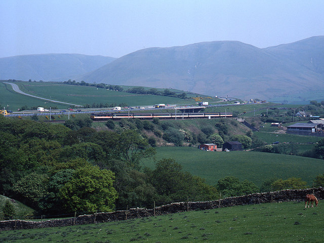 Train at Low Gill - 1992