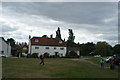 View of houses in Matching Green from the car park #3