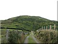 The Windy Gap Pad approaching the junction with Legananny Road