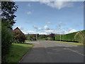 Approaching the junction of Turretbank Road and Turretbank Drive