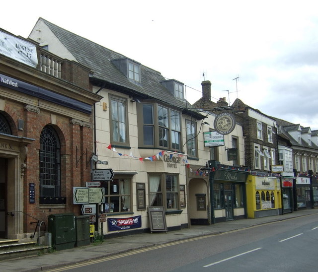 The George Hotel, Ramsey © JThomas :: Geograph Britain and Ireland