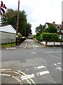 Looking across Queens Road on Rack Close Road