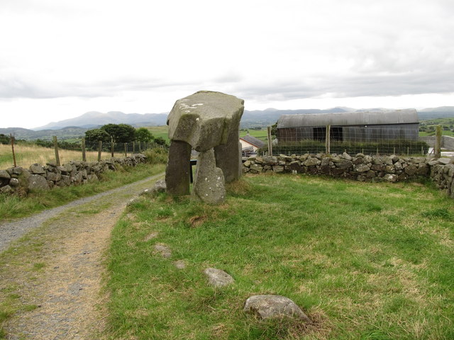 The Legananny Dolmen from the north