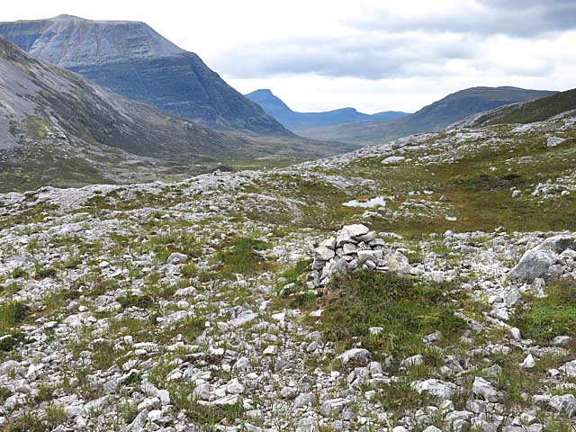 Col between Ruadh-stac Beag and Meall a'Ghiubhais