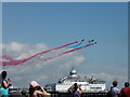 TV6298 : Red Arrows over Eastbourne Pier by PAUL FARMER