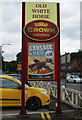 Old White Horse (3) - sign, South Road, Stourbridge