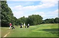 Golfers Golfing