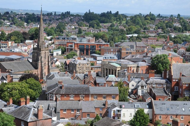 View from Hereford Cathedral