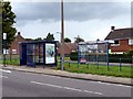 Back-to-back bus shelters