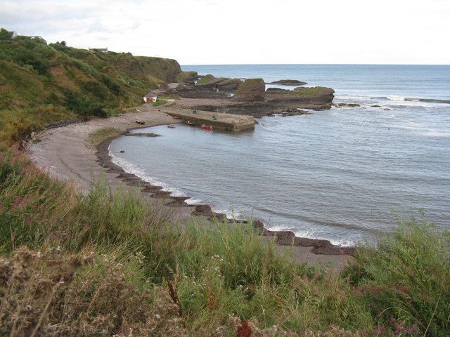Catterline Bay and Pier