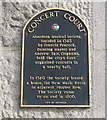 Concert Court plaque