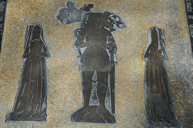 Memorial brass, Hereford Cathedral