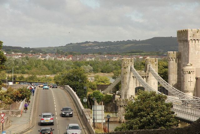 Conwy Bridges © Richard Croft Geograph Britain And Ireland